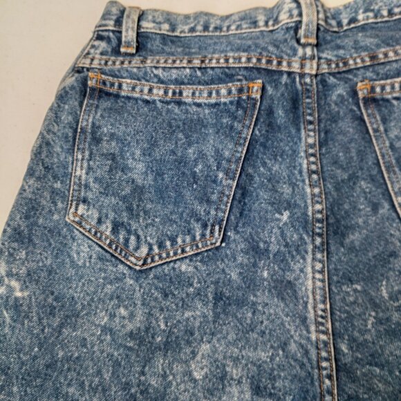 Vintage Sasson Acid Wash Jeans Women 14 Blue Stone Washed High Waist Mom 80s 90s - Picture 11 of 16